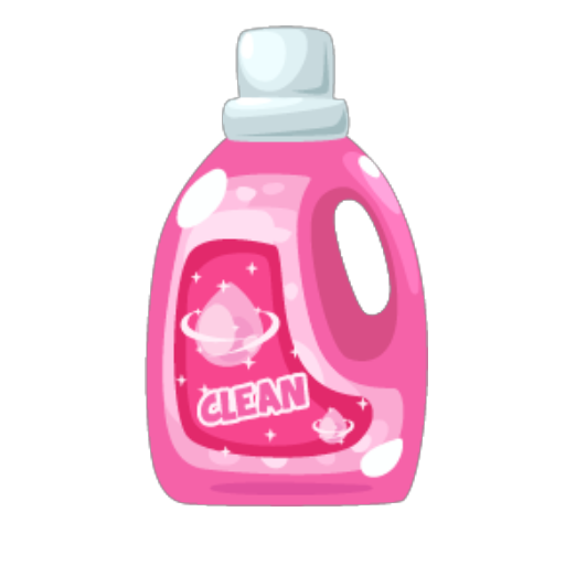 Pink Cleaner Bottle