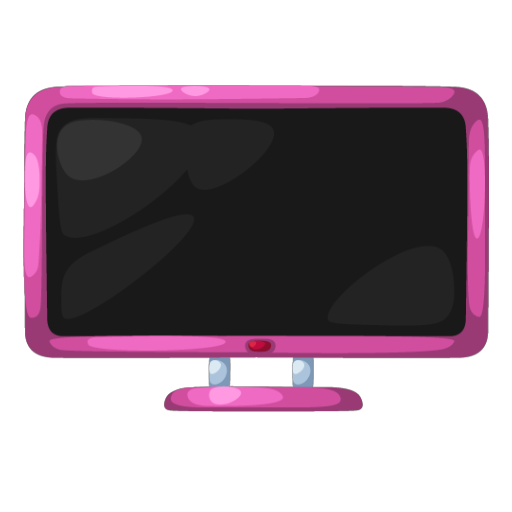 Pink Computer Monitor