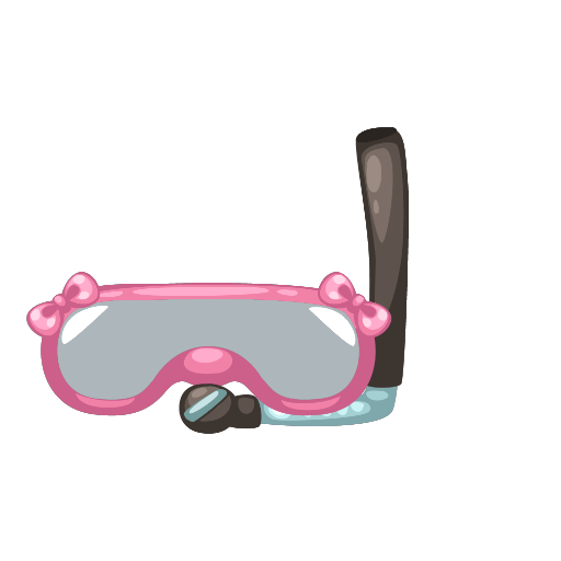 Pink Diving Mask