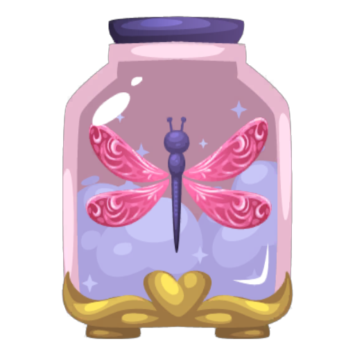 Pink Dragonfly Creature