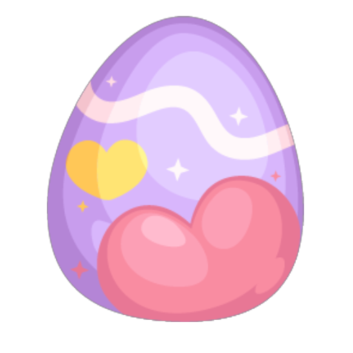 Pink Easter Bunny Egg