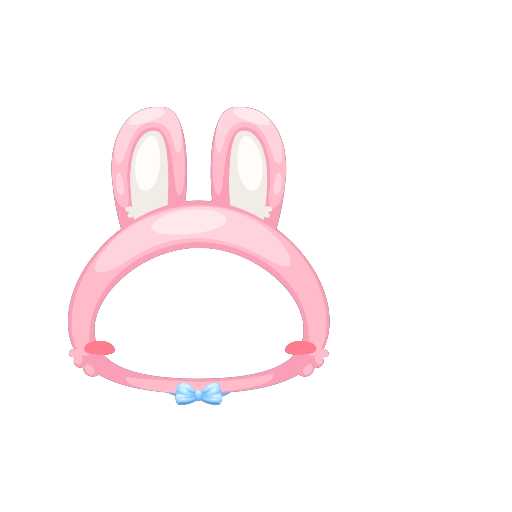 Pink Easter Bunny Mask
