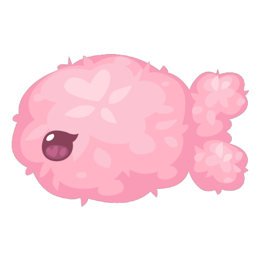 Pink Easter Bush Fish