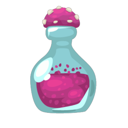 Pink Fairy Dust Bottle