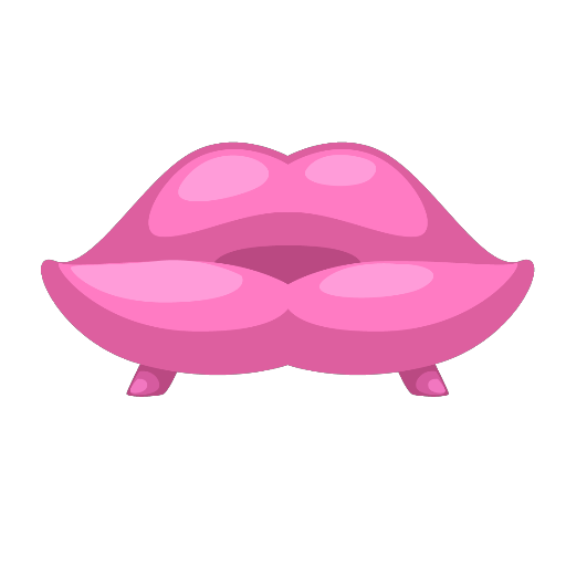 Pink Lips Sofa