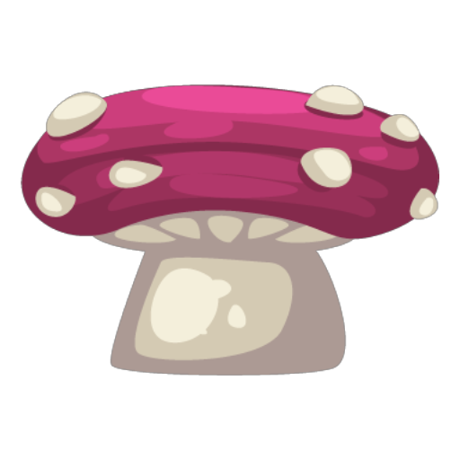 Pink Mushroom Stool