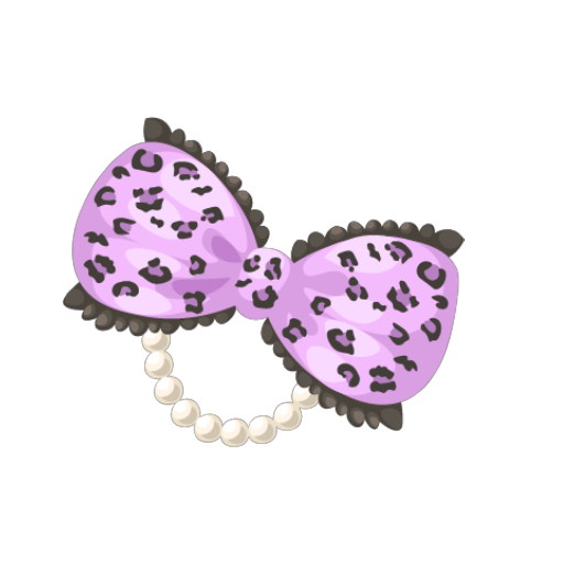 Pink Panther Girl Headbow