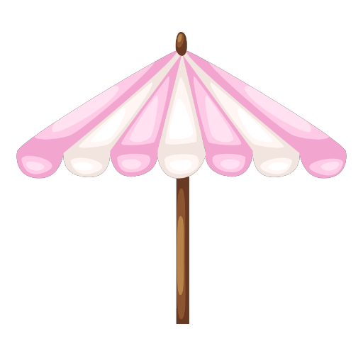 Pink Picnic Umbrella