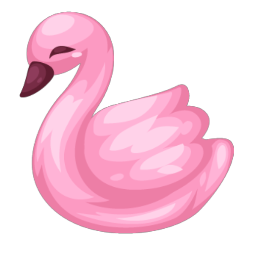 Pink Swan Plushie