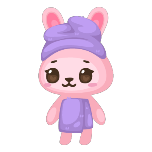 Pink Towel Girl Doll