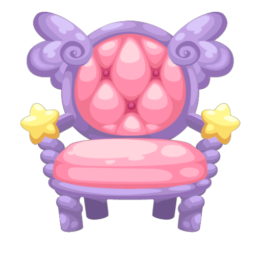Pony Paradise Purple Chair