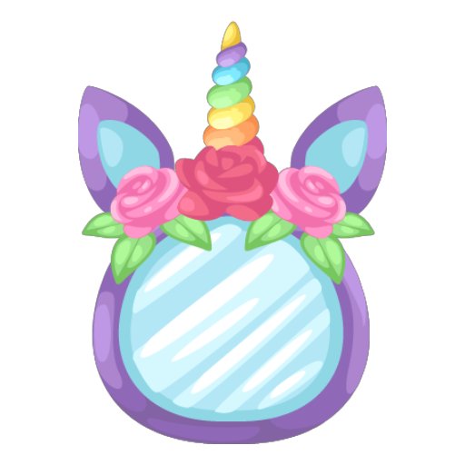 Pony Paradise Purple Mirror
