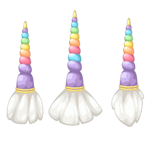 Pony Paradise Unicorn Makeup Brushes