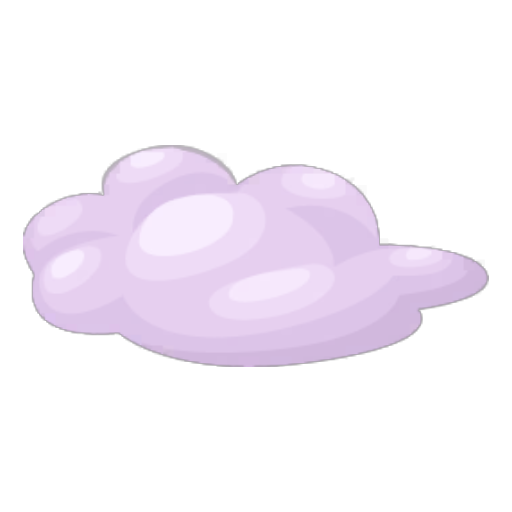 Purple Cloud Shelf