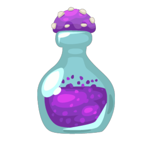 Purple Fairy Dust Bottle