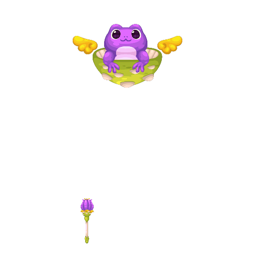 Purple Froggy Sceptre