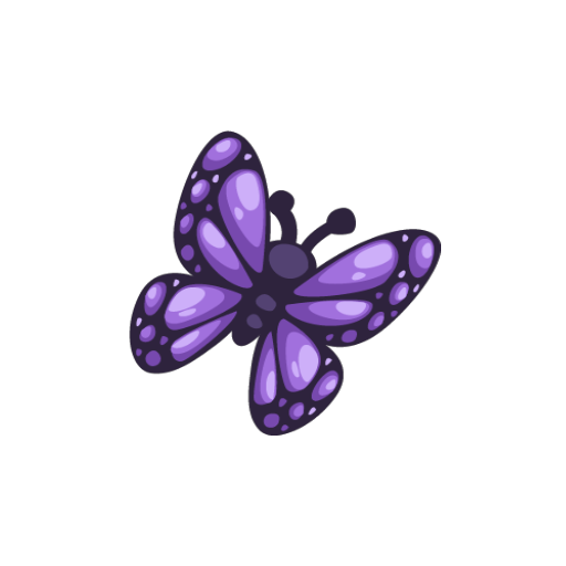 Purple Pixie Hairclip