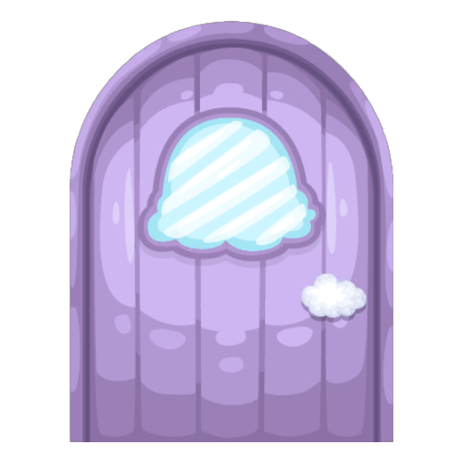 Purple Rainbow Door