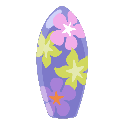 Purple Surfboard