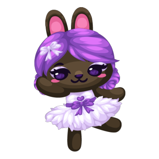 Purple Swan Ballerina