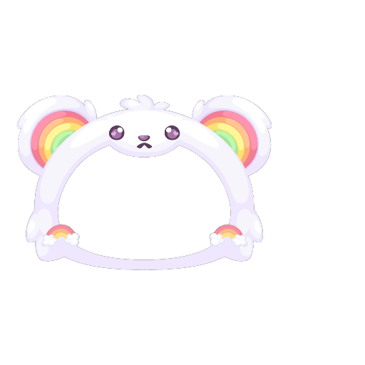 Rainbow Bear Mask