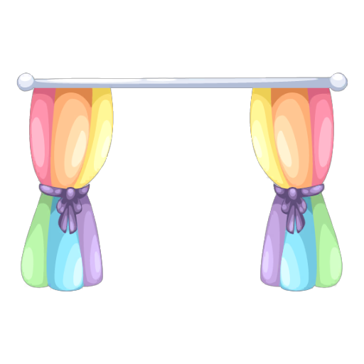 Rainbow Curtains