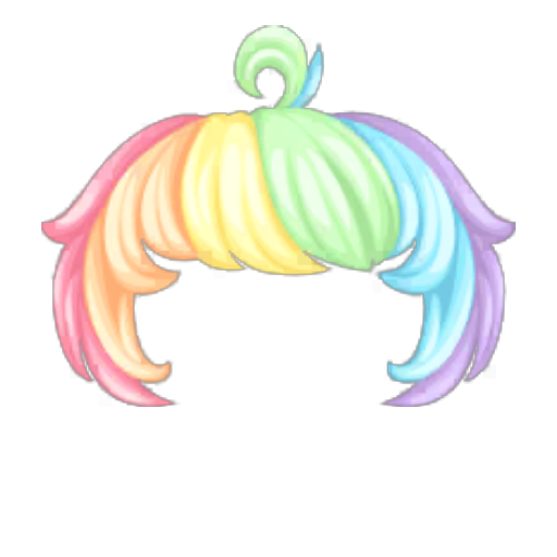 Rainbow Fantasy Boy Wig