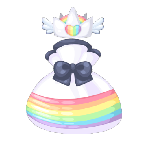 Rainbow Fantasy Girl Outfit Bundle