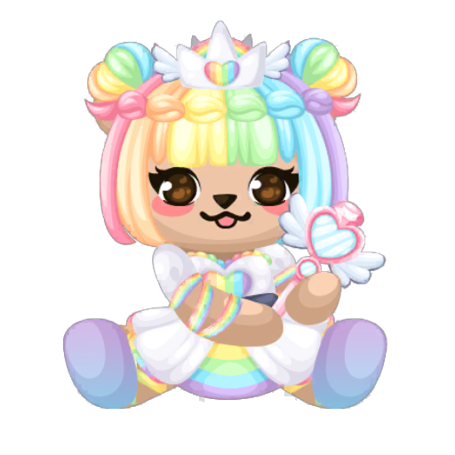 Rainbow Fantasy Girl Plushie