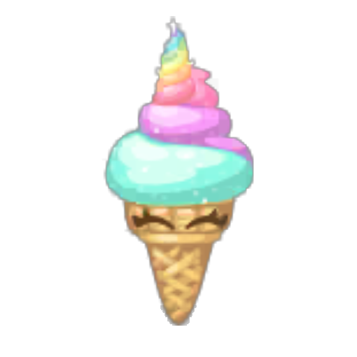 Rainbow Unicorn Ice Cream