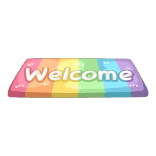 Rainbow Welcome Mat
