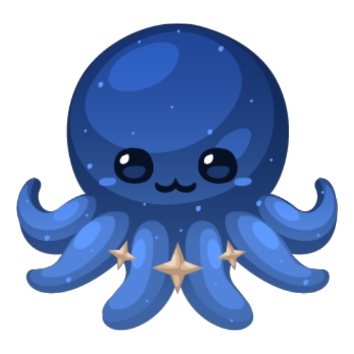 Rare Magical Blue Octopus