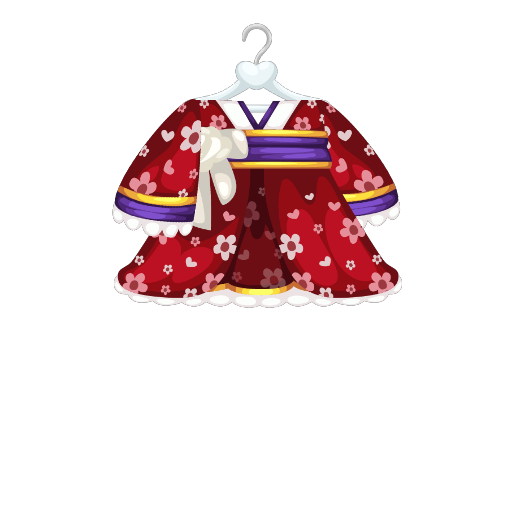 Red Geisha Kimono