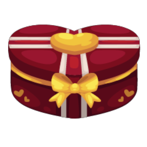 Red Heart Gift Wrap