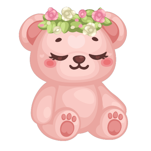Romantic Rose Big Pink Teddy Bear