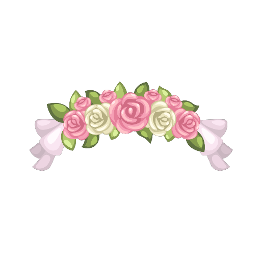 Romantic Rose Flowers Crown