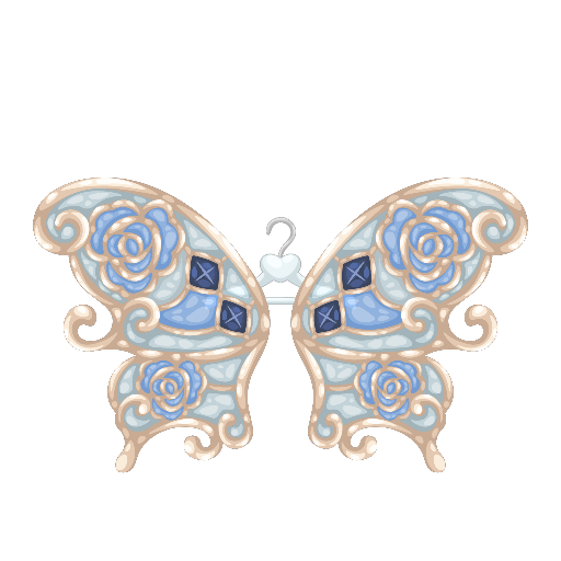 Romantic Rose King Stained Glass Wings