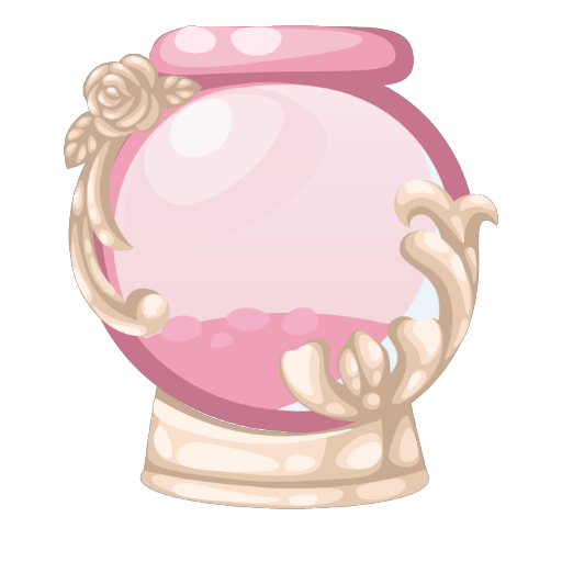 Romantic Rose Pink Snowglobe
