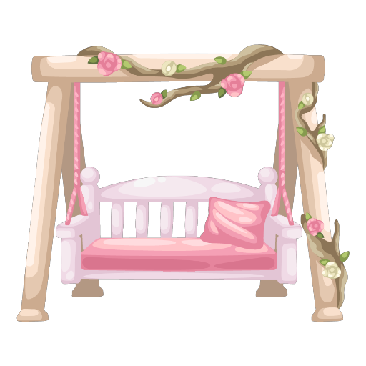 Romantic Rose Pink Swing