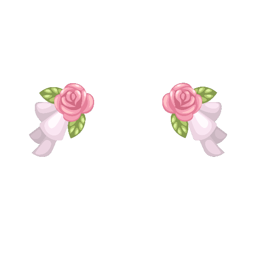 Romantic Rose Queen Flower Bows