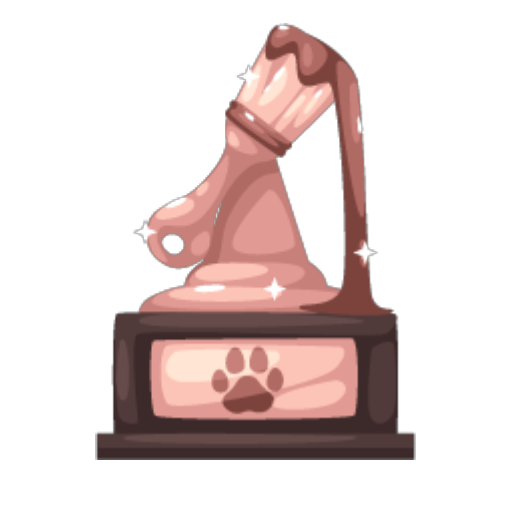 Rose Gold Colorful Trophy