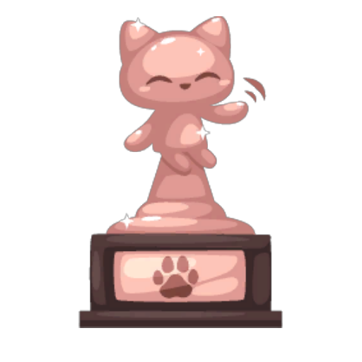 Rose Gold Friendly Trophy