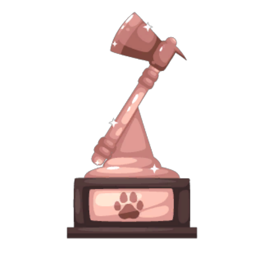 Rose Gold Woodcutter Trophy