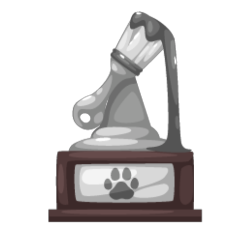 Silver Colorful Trophy