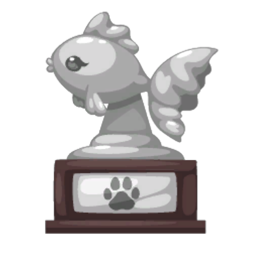 Silver Fishing Trophy
