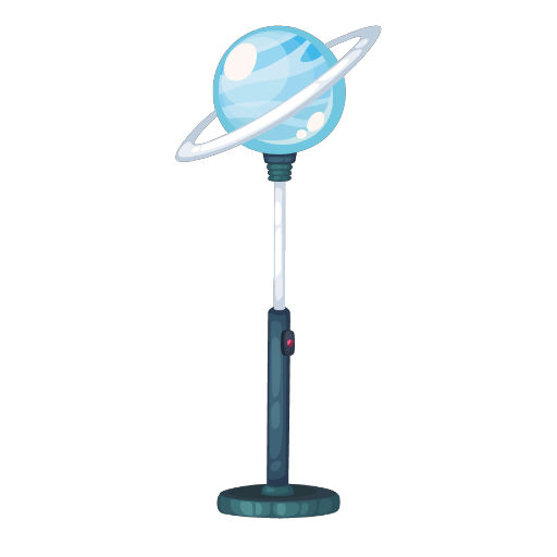 Spaceship Planet Neptune Lamp