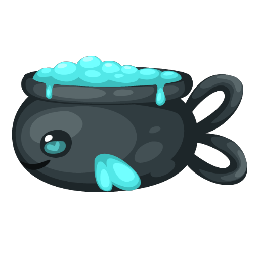 Spooky Cauldron Fish