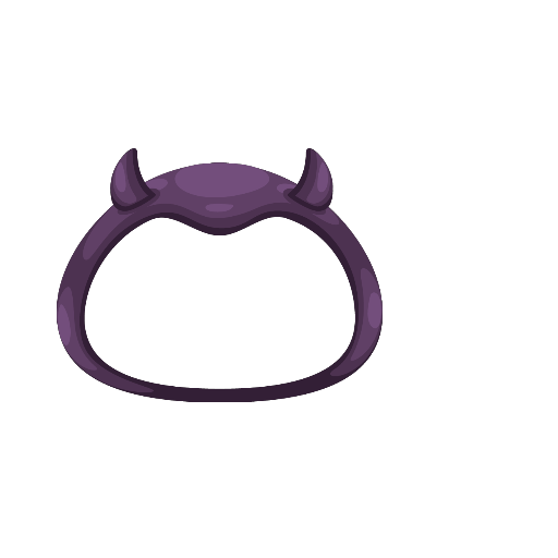 Spooky Devil Purple Mask