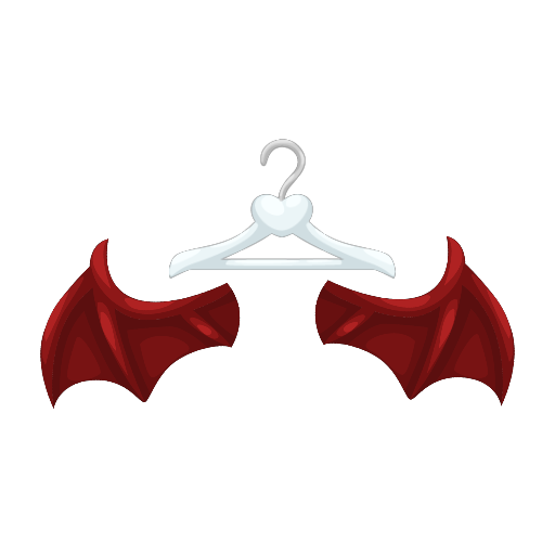Spooky Devil Red Wings