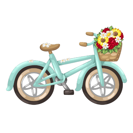 Spring Floral Bicycle